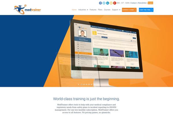 Flatter theme websites examples