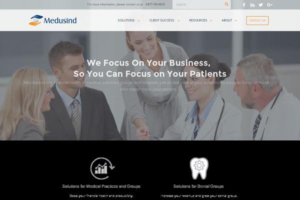 Bridge theme site design template sample