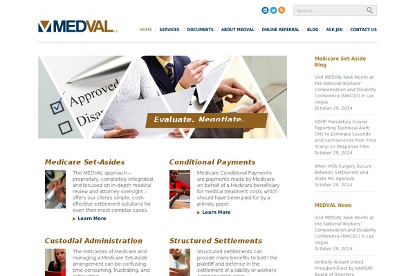 medval.com site used Medval