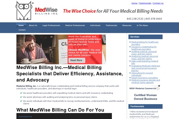 medwisebilling.com site used Billing3