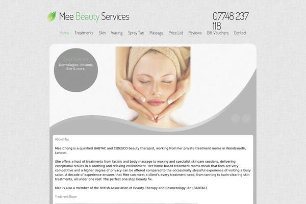 Beautycenter_wordpress theme site design template sample