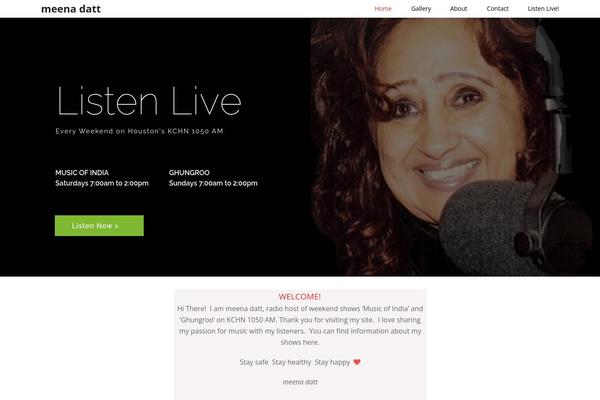 WordPress website example screenshot