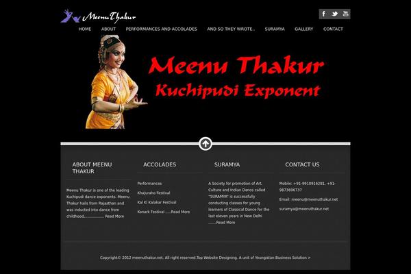 Thu theme websites examples