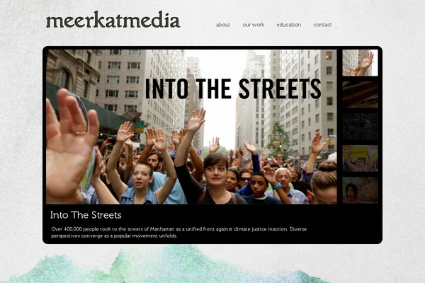meerkatmedia.org site used Meerkat