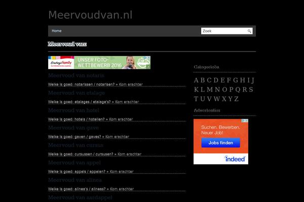 meervoudvan.nl site used Meervoudvan