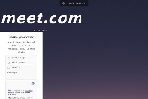 meet.com site used Mediaoptions