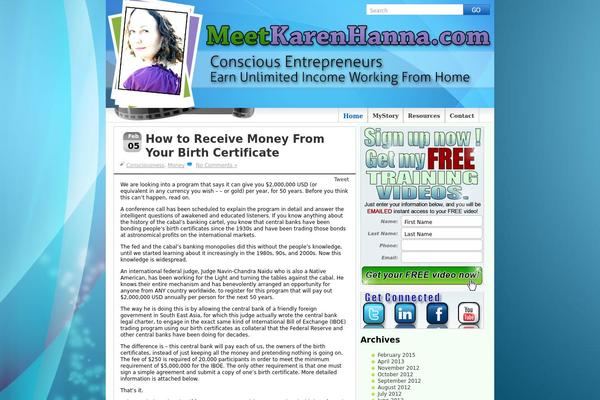 meetkarenhanna.com site used Karen_hanna