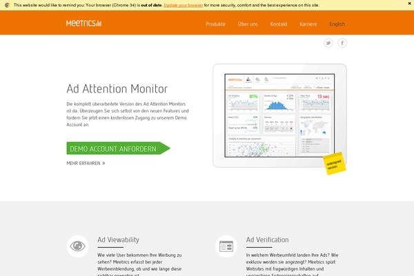 meetrics.de site used Meetrics