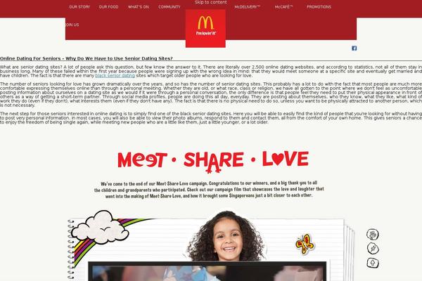 meetsharelove.com site used Mcd