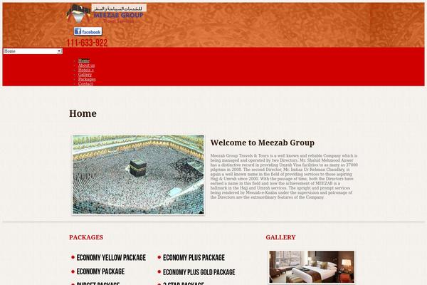 meezabekaaba.com site used Meezab-e-kabbah