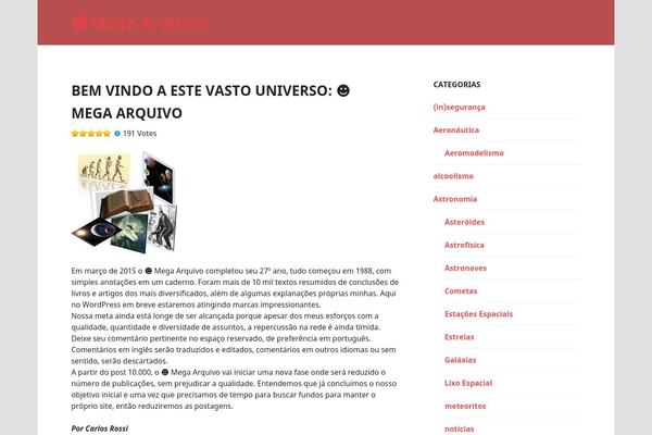 Hueman theme site design template sample
