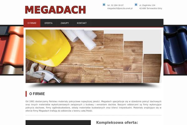 megadach.pl site used Megadach