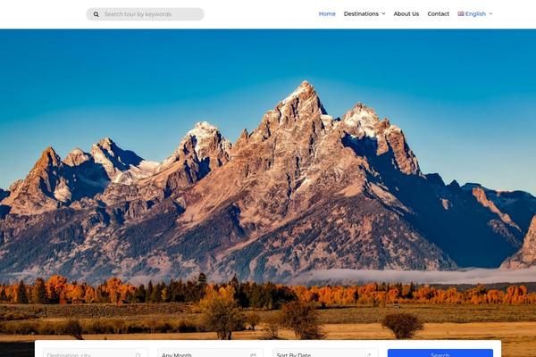 Grandtour theme site design template sample