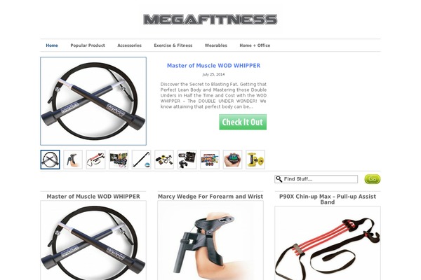 megafitness.com site used Webicator