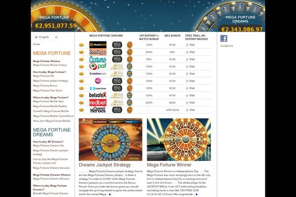 Casino theme site design template sample