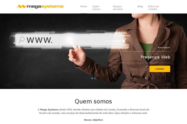megainternet.com.br site used Business One Page