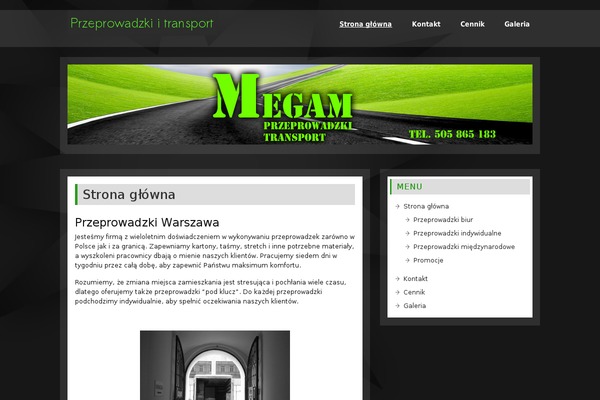 megam-przeprowadzki.pl site used zeePersonal