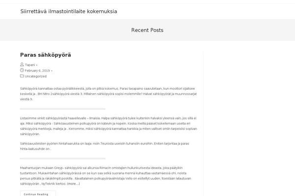 WordPress website example screenshot