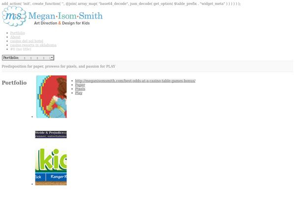 WordPress website example screenshot