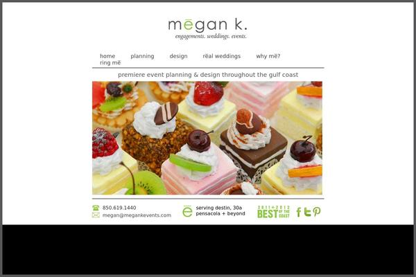 megankevents.com site used Megankevents