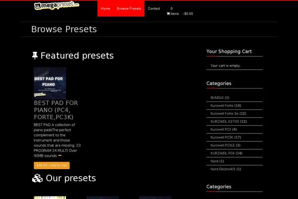 WordPress website example screenshot