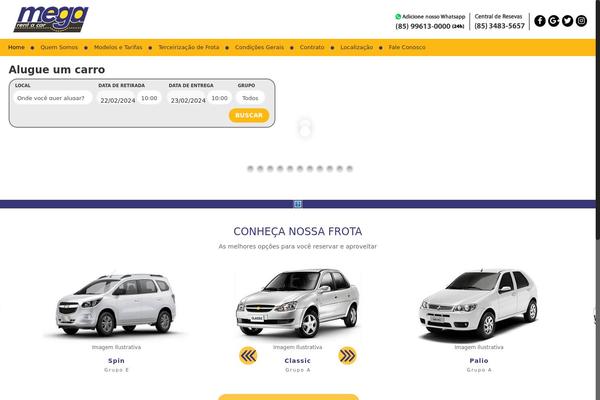 Site using Car-rental plugin