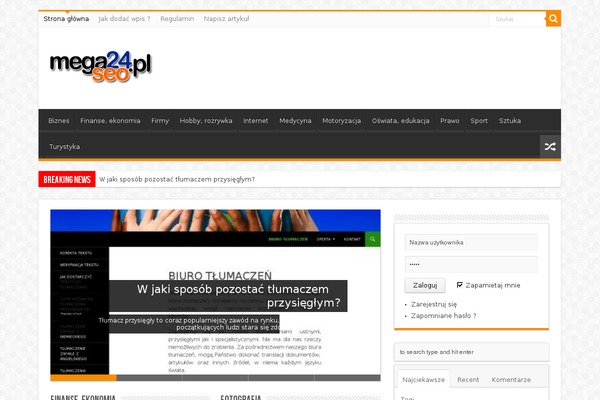 megaseo24.pl site used Sahira