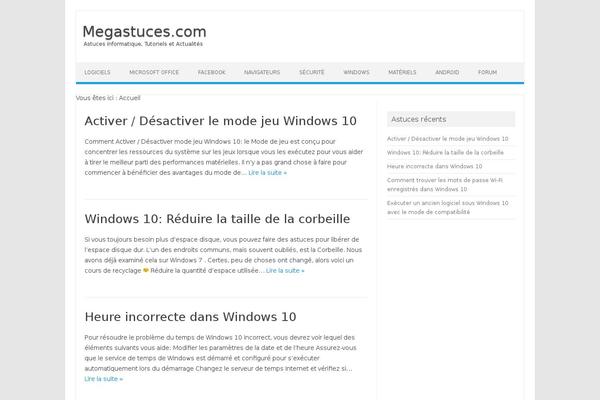 WordPress website example screenshot