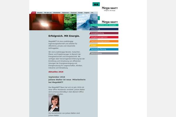 megawatt.de site used Megawatt