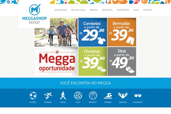 meggashop.com.br site used Meggashop