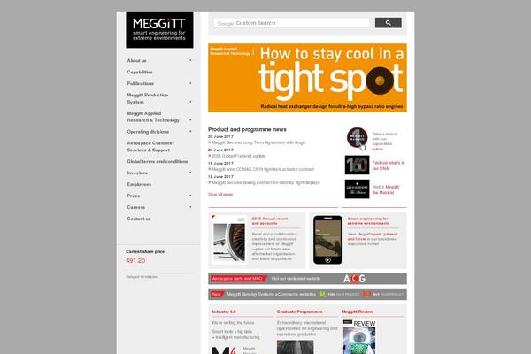 meggitt.com site used Meggitt2018
