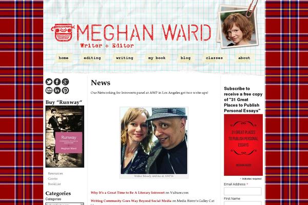 meghanward.com site used Writerland_2011