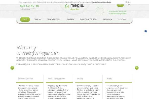 megiw4garden.pl site used Megiw