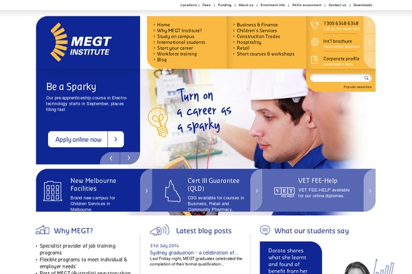 megtinstitute.edu.au site used Megt
