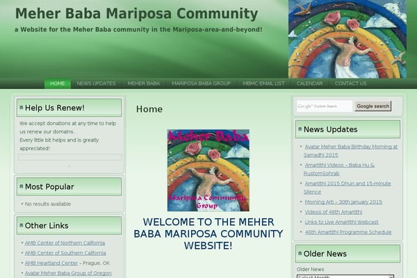 WordPress website example screenshot