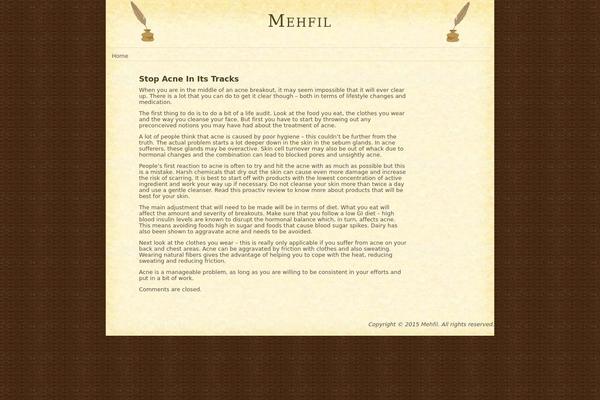 mehfildining.com site used Parchment Draft