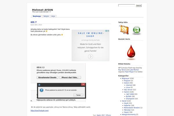 mehmetaydin.com site used Bito
