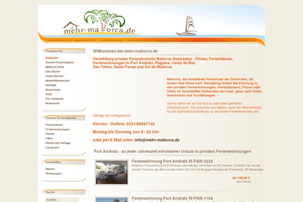 WordPress website example screenshot