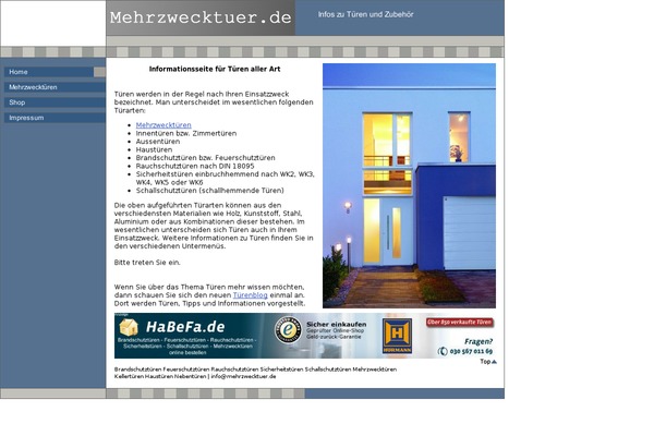 WordPress website example screenshot