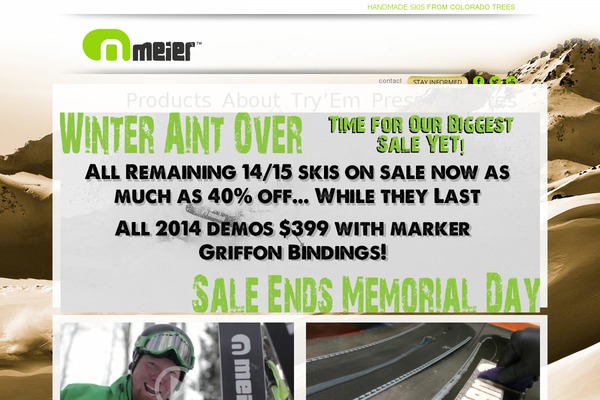 meierskis.com site used Meier