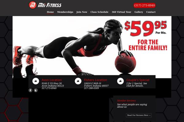 GymBase theme site design template sample