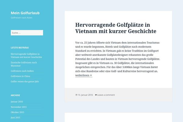 WordPress website example screenshot