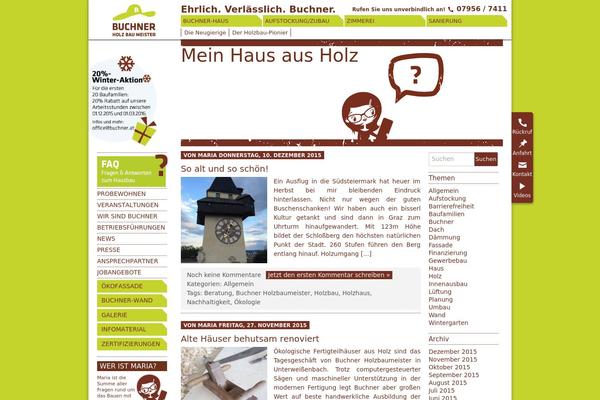 mein-haus-aus-holz.at site used Buchner