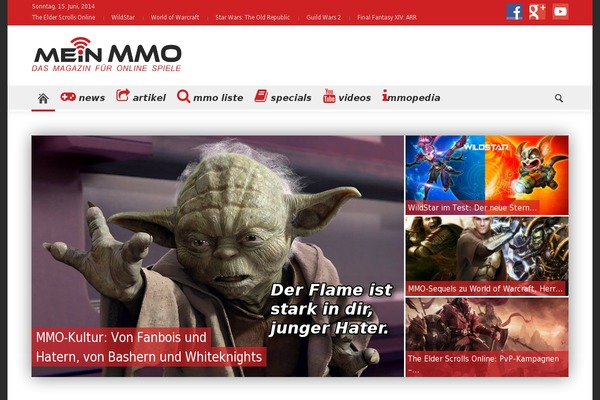 mein-mmo.de site used Huber