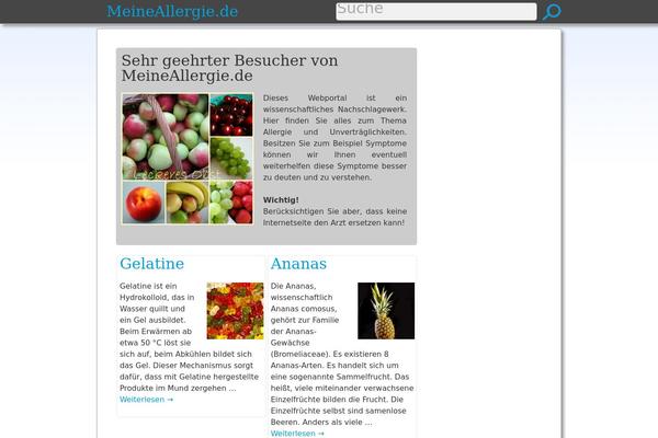 WordPress website example screenshot