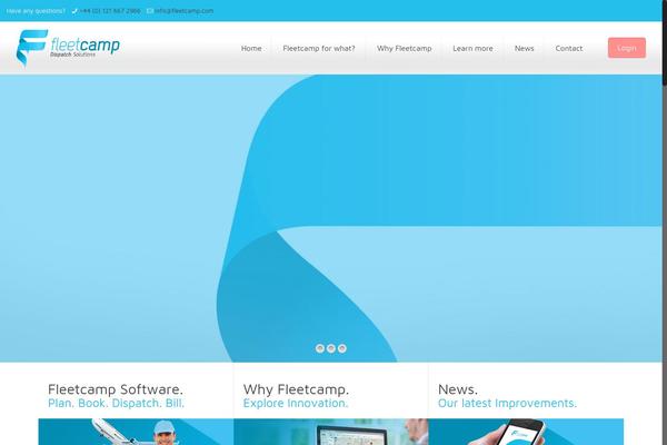 fleetcamp WordPress theme, websites list used fleetcamp theme fleetcamp theme websites examples