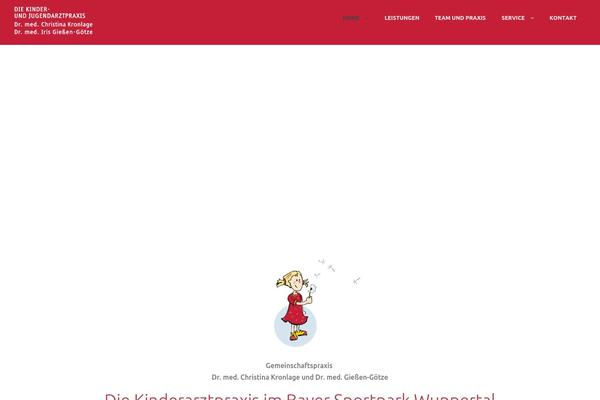 Infinite-child theme site design template sample
