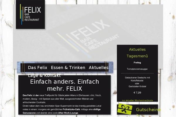 Felix theme site design template sample