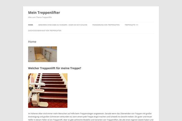 WordPress website example screenshot
