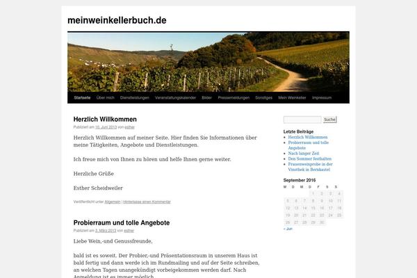 WordPress website example screenshot